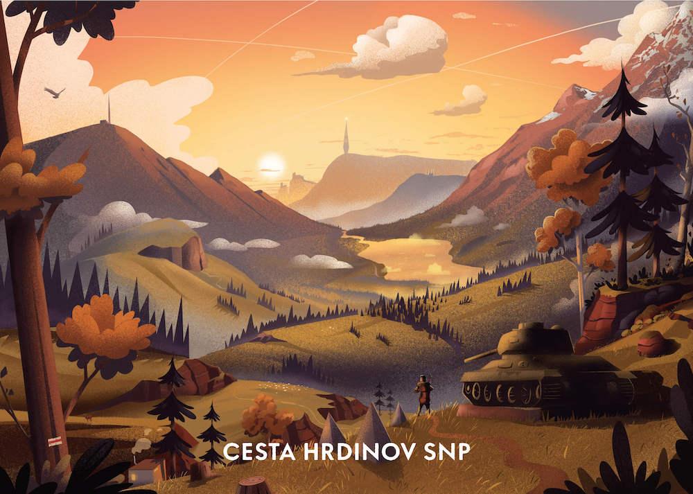 005: Cesta Hrdinov SNP – Graphics (Frenky Hříbal and Milan Pleva)
