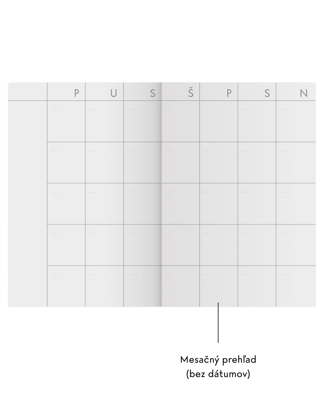 Monthly diary
