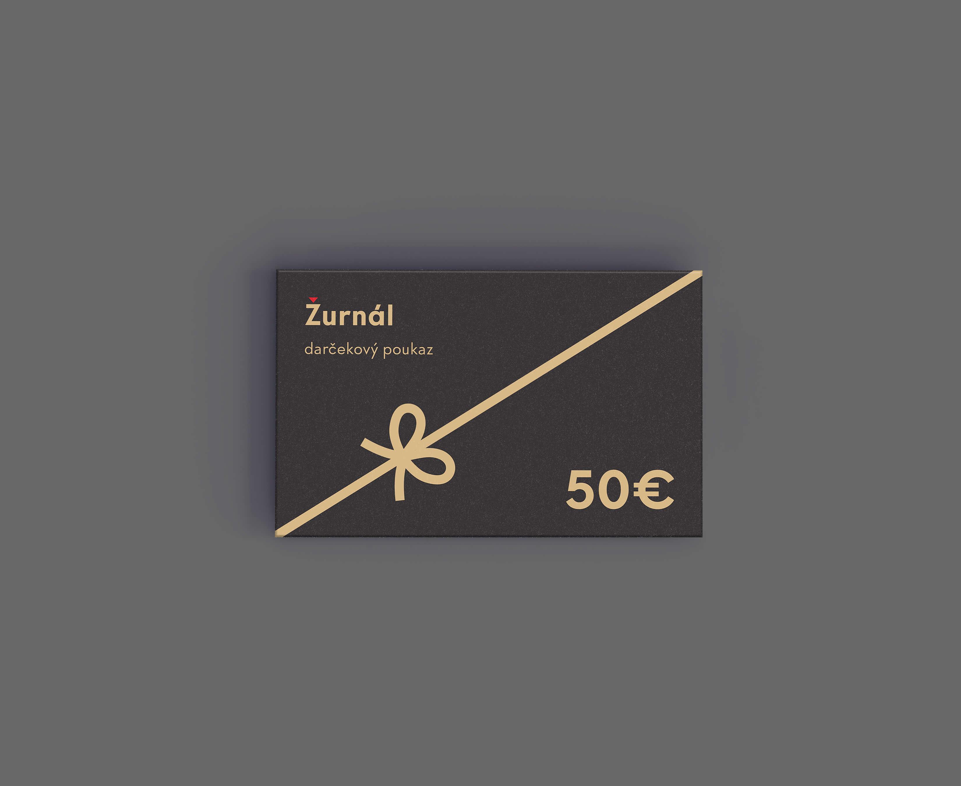 Gift voucher Žurnál